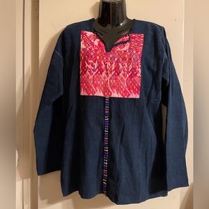 Guatemalan colorful,boho,ethnic,embroidery women’s shirt